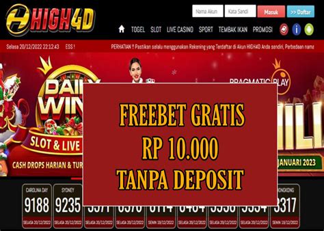Situs togel freebet tanpa deposit 000 Tanpa Deposit CBRBet – Freebet Terbaru 2023 Tanpa Deposit Rp 10